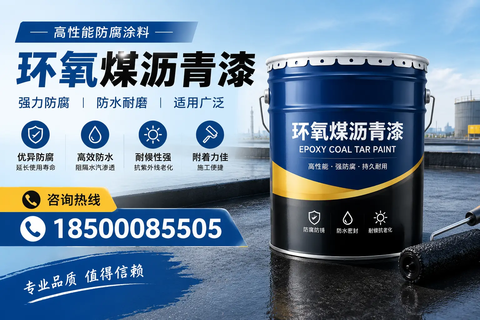 环氧煤沥青漆的主要成分与功能，宁波用户深度了解