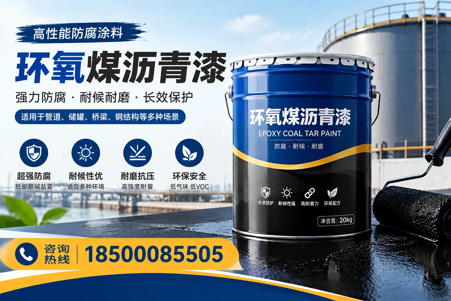 环氧煤沥青漆的施工步骤详解,宁波装修必备知识